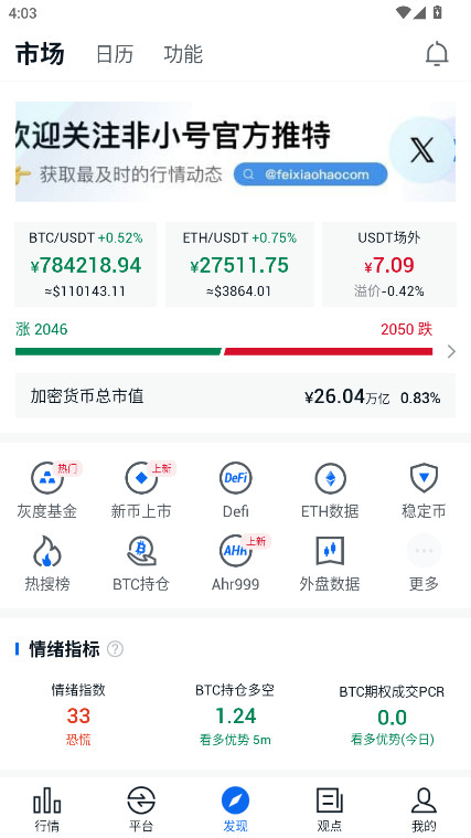 非小号币行情app