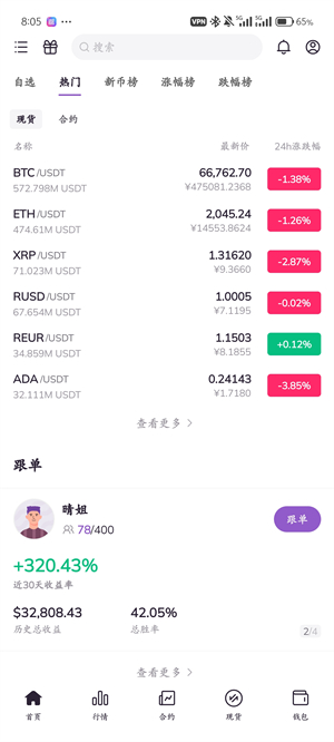 AscendEX顶峰交易所app